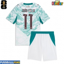 Portugal Joao Felix #11 Auswärts Trikotsatz Kinder WM 2026 Kurzarm (+ Kurze Hosen)
